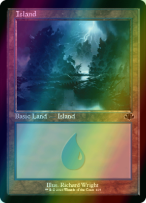 Island 405 RETRO FRAME FOIL, Dominaria Remastered, MTG DMR NM/M | eBay