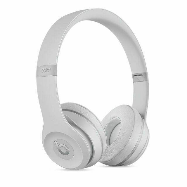 beats solo 3 matte silver