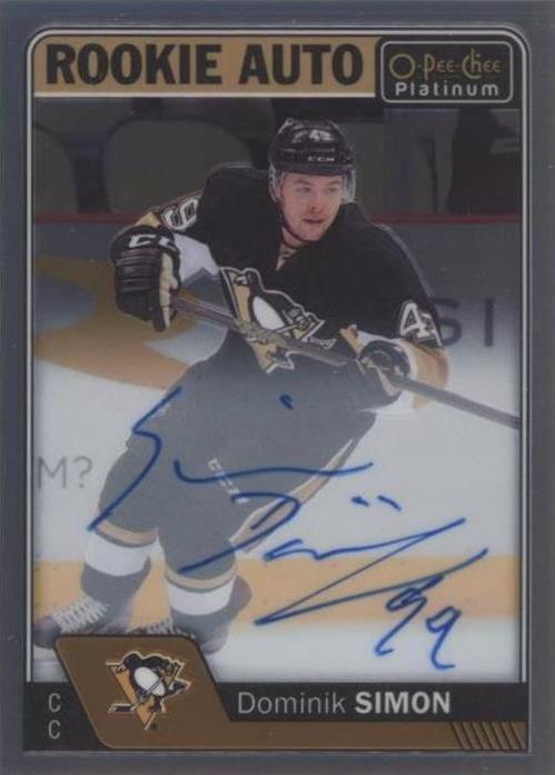 2016-17 O-Pee-Chee Platinum - Dominik Simon #R-DS - 1 of 1