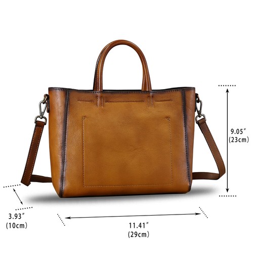 Handbags Women Genuine Leather Shoulder Bag Crossbody Bag for Women Tote Bag - Picture 6 of 16