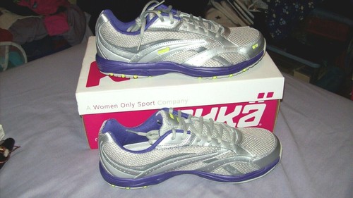 NEW Ryka Stroll Women Leather /Mesh Walking Athletic Training Shoes Sz 10 SILVER - Picture 6 of 7