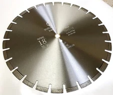 18 inch Heatwave Dry Concrete Cutting Laser Welded Segmented Diamond Saw Blades