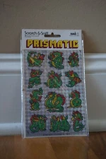 1984 Prismatic Dragon Scratch and Sniff Sticker Sheet Mark 1