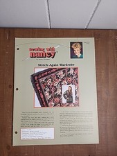 Sewing with Nancy Stitch-Again Wardrobe Booklet Nancy Zieman 20 Pages