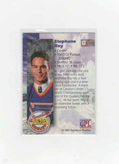1994 Signature Rookies Hockey Card Authentic Signature /7750 Pick from List - Image 2 of 2