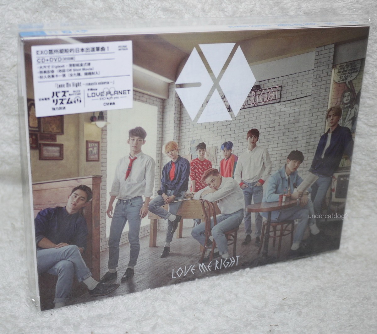 EXO Love Me Right romantic universe Taiwan Ltd CD+DVD (digipak