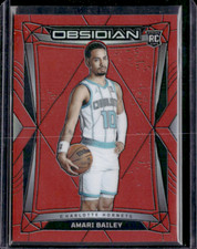 2023-24 Panini Obsidian - Amari Bailey #87 Electric Etch Red Flood  (RC)