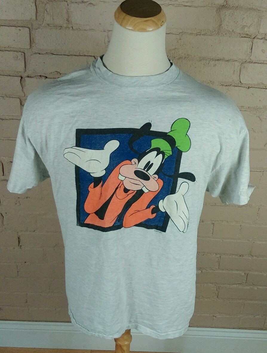Vintage 80s 90s Goofy Disney Hipster T Shirt Disneyland XL Walt