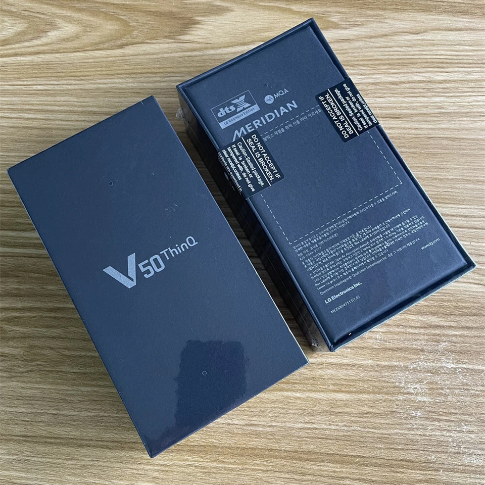LG V50 ThinQ 5G LM-V500N (Korea) 128GB ROM 6GB RAM Black Unlocked -NEW UNOPENED - Image 3 of 4