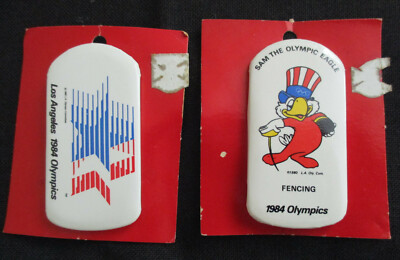 Lot of 11 LOS ANGELES 1984 OLYMPICS SAM THE EAGLE PINS BUTTONS | eBay