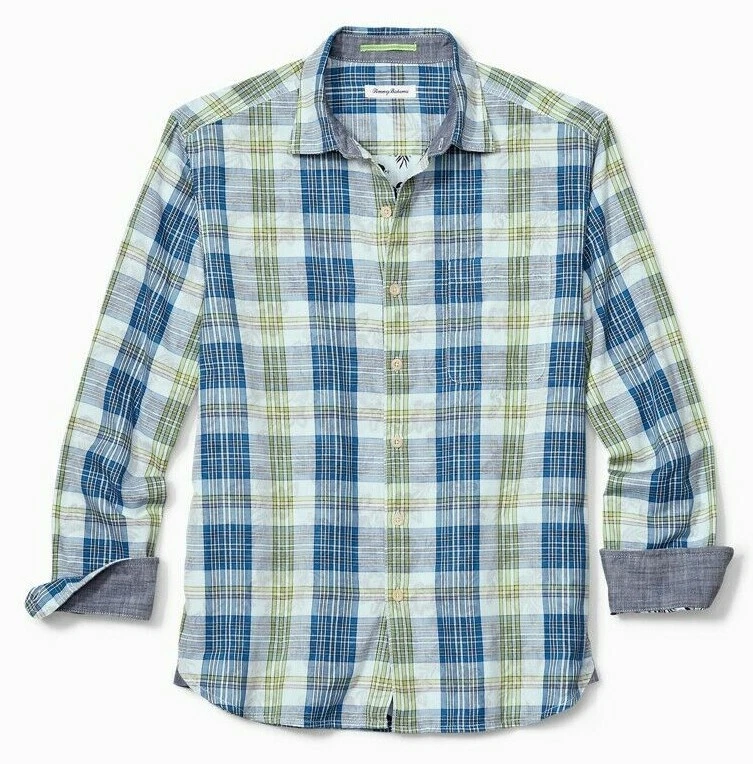 Tommy Bahama Palapa Plaid L/S 100% Cotton Mens Sport Shirt 2XB Seagrove NWT $160
Opens in a new wind