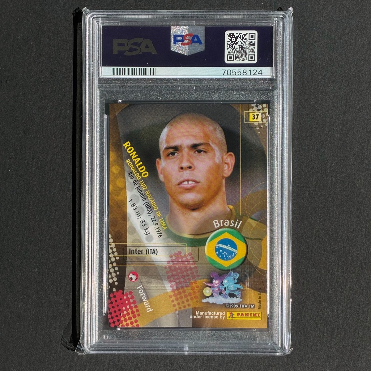Ronaldo 2002 Panini World Cup Korea/Japan #37 Brazil PSA 7 | eBay