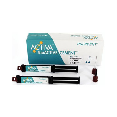 Pulpdent VC2T Activa BioACTIVE Resin Cement Automix Dual Cure Translucent 2/Pk