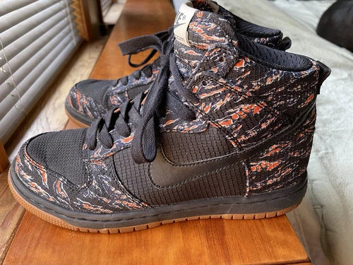 Nike Dunk High Supreme Futura Tiger camouflage noir SB homme taille 5 317893 001