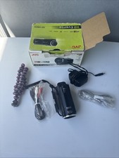 JVC Evario Camcorder GZ-HM35BU W. Box Tested Working Read Please