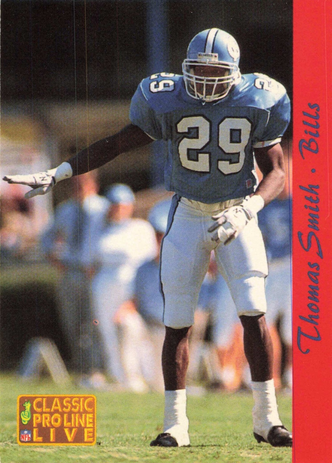 THOMAS SMITH 1993 Classic Draft Picks #74 Rookie RC Buffalo Bills Football Card