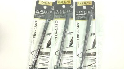 L'Oreal Paris Infallible Pro-Last Pencil Eyeliner Waterproof Brown, Pack of 3