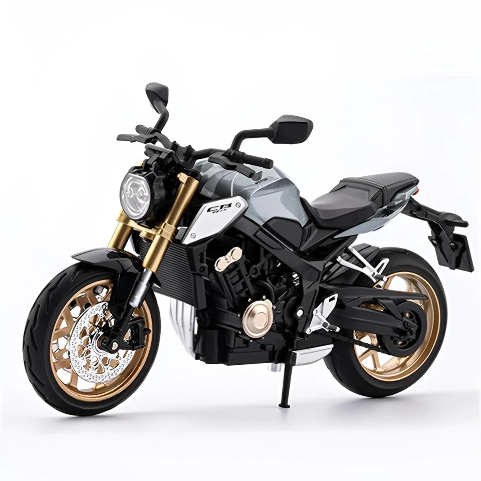 Modelo de motocicleta diecast Honda CB650R 1:12 - aleación gris luz de sonido juguete regalo Foto 2 de 4