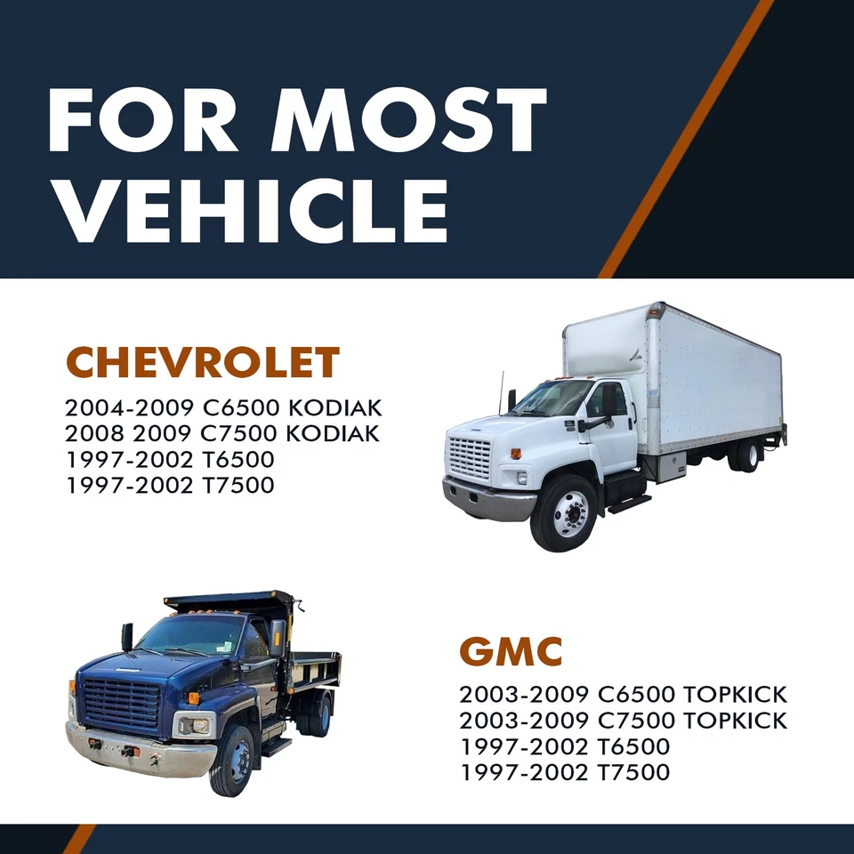 Par de 2 amortiguadores traseros para GMC C6500 2003-2009 Topkick con OEM # 88963409 Foto 2 de 3