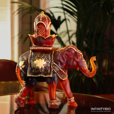 ​Daum Shalmara Elephant – Limited Edition Crystal Sculpture 05878
