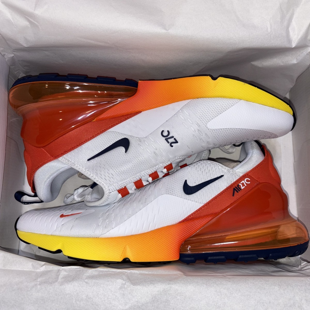 【NIKE】Houston Astros Nike Air Max 270 Men's Shoes Nike Houston Astros 2025 City Connect Air Max 270 Shoes