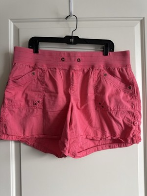 Maurice s Women s Plus Size Pull On Shorts, Bright Pink, Size 1
