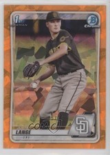 2020 Bowman Chrome Draft Sapphire Edition Orange 5/25 Justin Lange #BD-99 1lq2