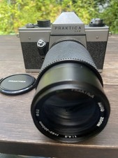 Praktica LLC 35mm SLR Film Camera With Praktica 80-200mm F4.5 Zoom Lens