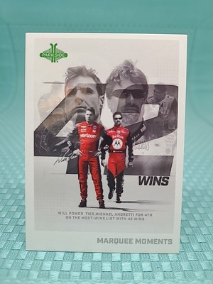 #ad 2025 Parkside Indycar Marquee Moments Will Power Michael Andretti MM 30 $2.49