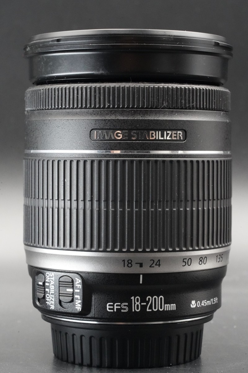 Canon EF-S 18-200mm f/3.5-5.6 IS Wide Angle Zoom AF Lens US STOCK