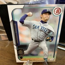 HISASHI IWAKUMA #58 2015 Bowman Baseball QTY Seattle Mariners