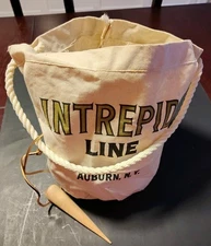 Vintage Colombia Rope Co. Spool Bag W/ Splicing Tool Rare Item Auburn ny 