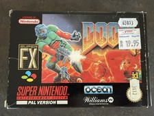 Super Nintendo (SNES) Doom, OVP inkl. Anleitung PAL Version. Guter Zustand.