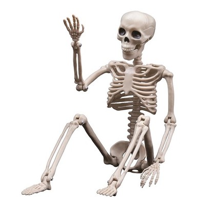 1 Stück Halloween Skelette Deko Einweg Kunststoff Skelett Weiß B6E42940