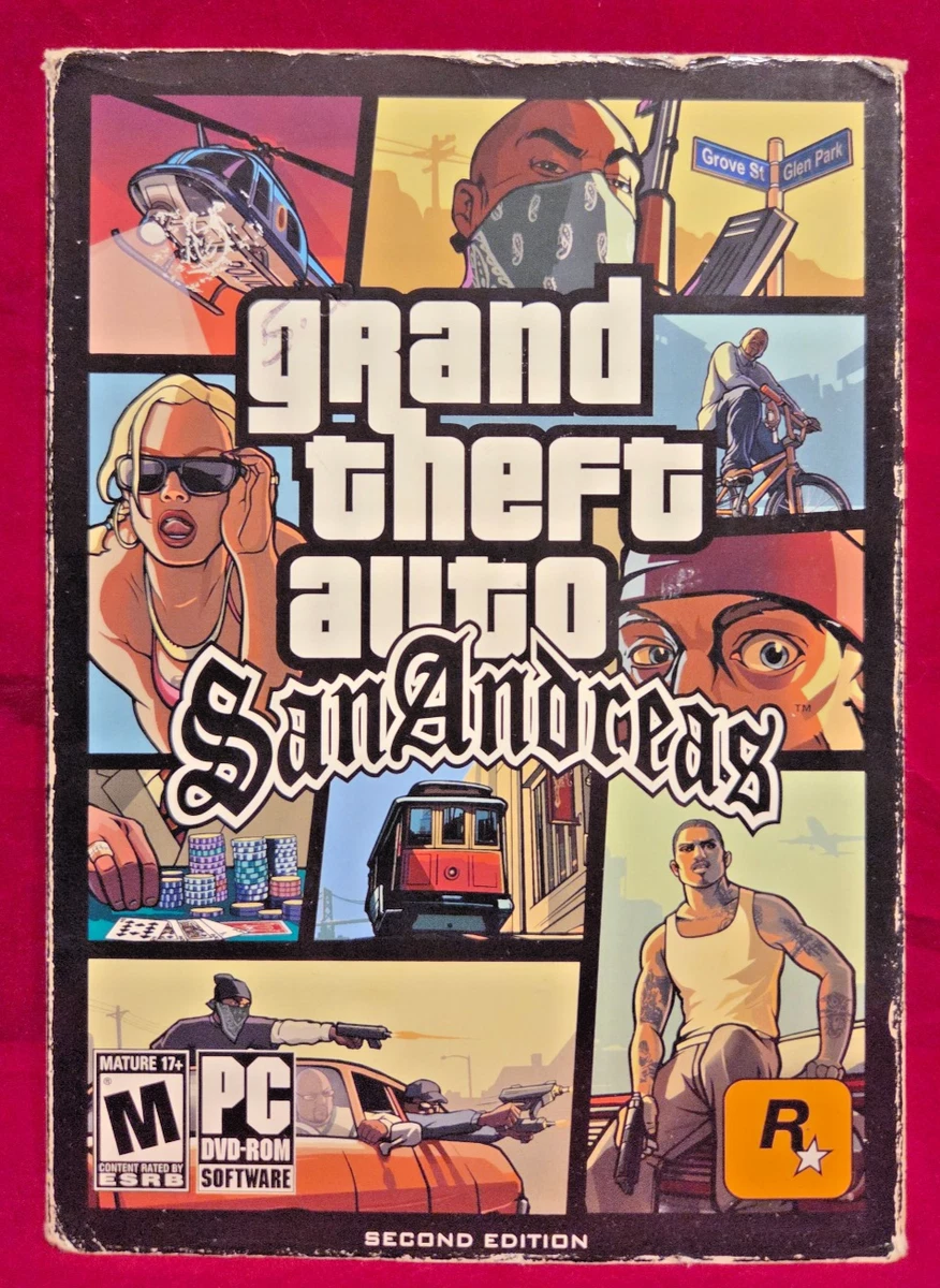Preços baixos em Grand Theft Auto: San Andreas PC Video Games | eBay