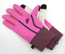 Nike Tech Fleece 2.0 Gloves Adult Medium Salmon Pink Black