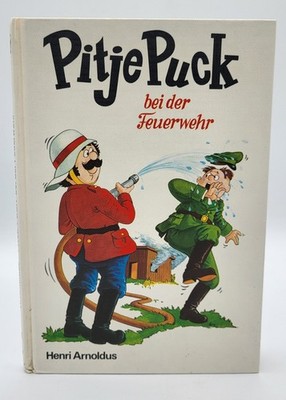 Pitje Puck bei der Feuerwehr Band 21 Buch Arnoldus Weichert Verlag Vintage