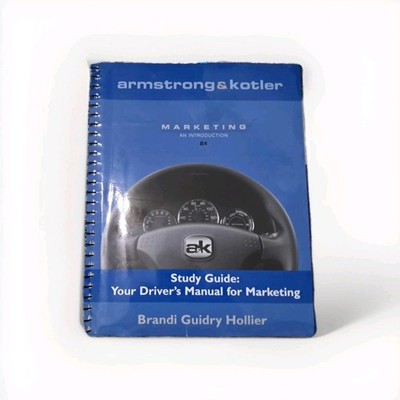Marketing: An Introduction Textbook & Study Guide, Kotler, Armstrong, Hollier 