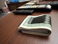 Heavy Duty Money Clip Spring Steel Large Capacity Minimalist Wallet CashHolder