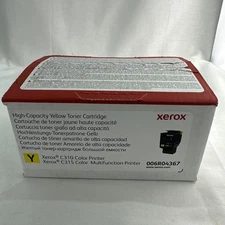 Xerox 006R04367 High Capacity Yellow Toner Cartridge for C310 C315 – New Sealed