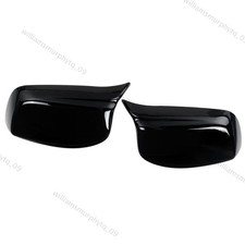 2X M-Stil Spiegelkappen Außenspiegel Glanz Schwarz Für BMW 5er E60 E61 2003-2008