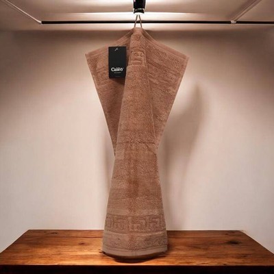 Cawö Frottiertuchserie Noblesse Uni 1001 Zimt Gästetuch 30 x 50 cm
