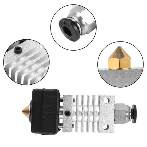 Hotend en métal - Break thermique en titane, buse 0,4 mm, coupleur pneumatique, 1572 - Photo 7/8