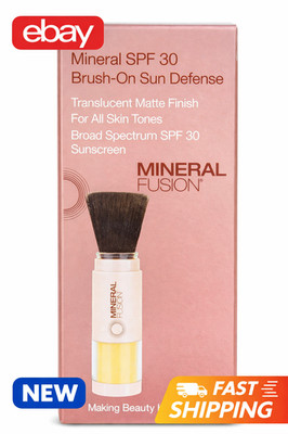 Mineral Fusion SPF 30 Brush On Sun Defense Translucent Matte Finish .14 oz