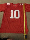 Ron Bell Autographed Red Football Jersey #10 Beckett Authenticated Original — photo 1