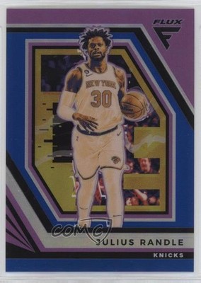 2022-23 Panini Flux Blue Prizm 31/99 Julius Randle #77 0ud4