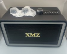 XMZ Portable Karaoke Machine w 2 Wireless Mics RGB Speaker Retro Style
