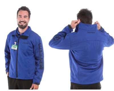 NWOT Menards Uniform Employee Soft Shell Full Zip Fleece Lined Jacket Men's L