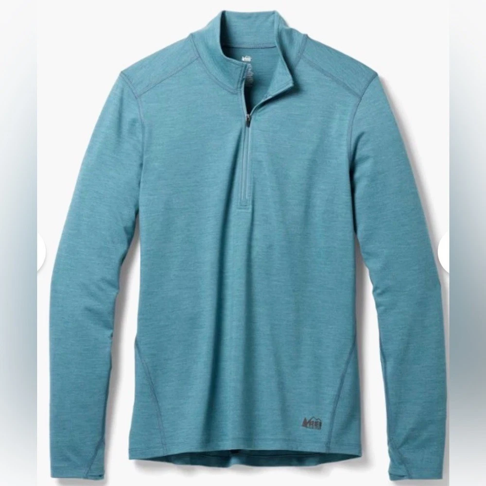 NWT REI Co-op Midweight Base Layer Half-Zip Top - Men's XXL
