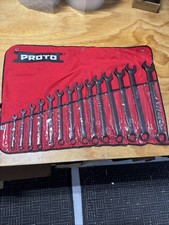 Proto Tools 14pc 38 To 1-14 Combination Wrench Set Anti-slip Usa
